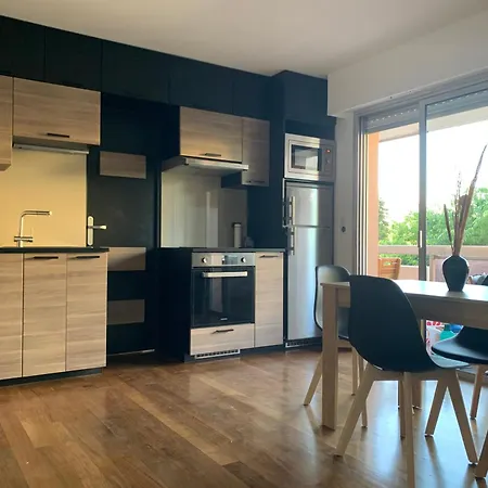 公寓 Juan Les Pins Joli T2 Parking Inclus! 昂蒂布